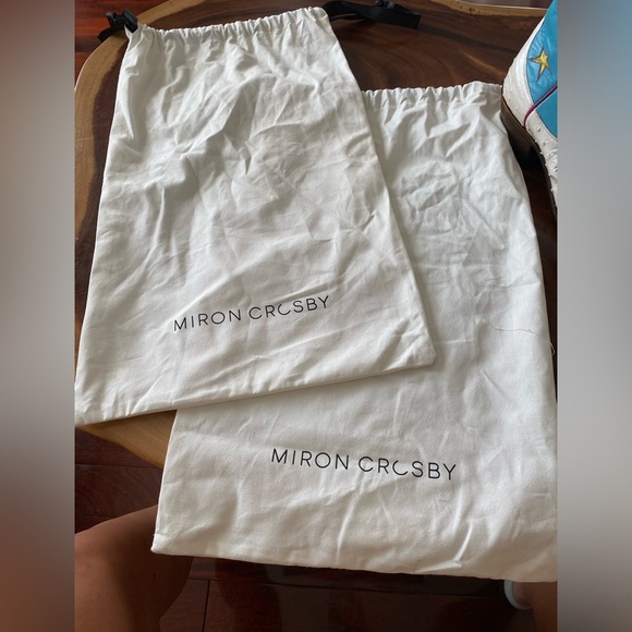 Miron Crosby Apres Ski Pearlized Full Quill Ostrich Cowboy Boots size 9 - Picture 6 of 6